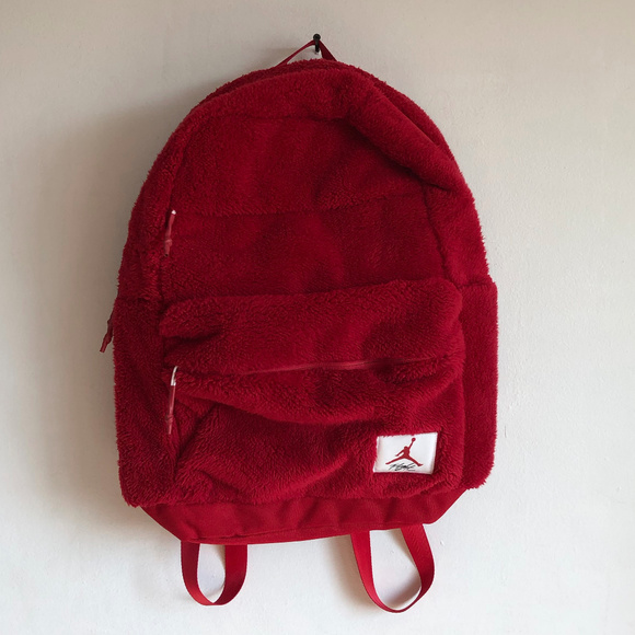 Jordan Other - Jordan Red Sherpa Jumpman Backpack